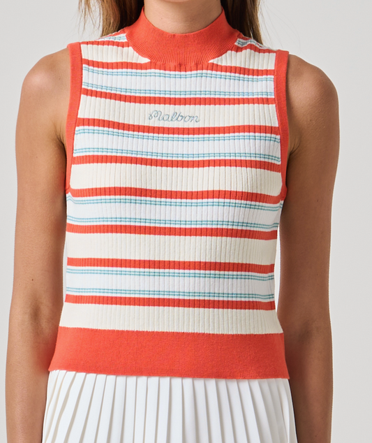 Carly Striped Tank - Seaglass Paradiso Stripe