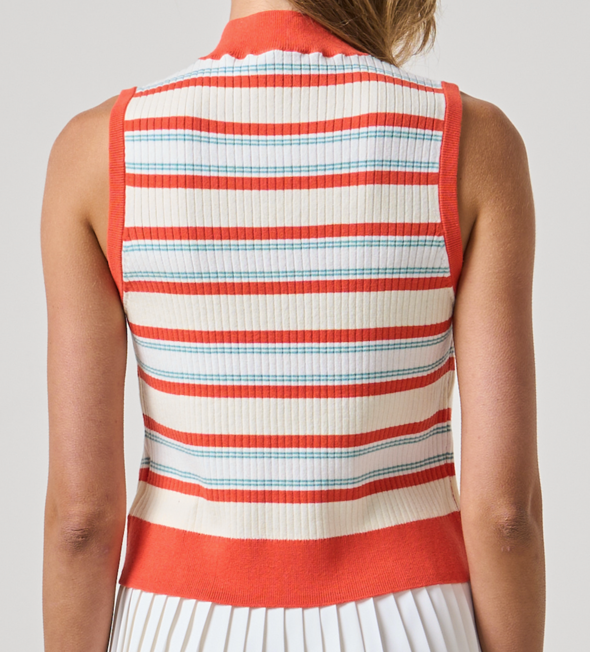 Carly Striped Tank - Seaglass Paradiso Stripe