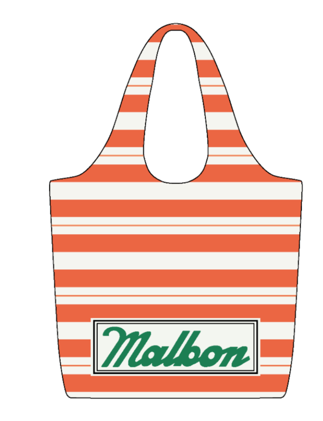 Dani Beach Bag - Tigerlily Riviera Stripe