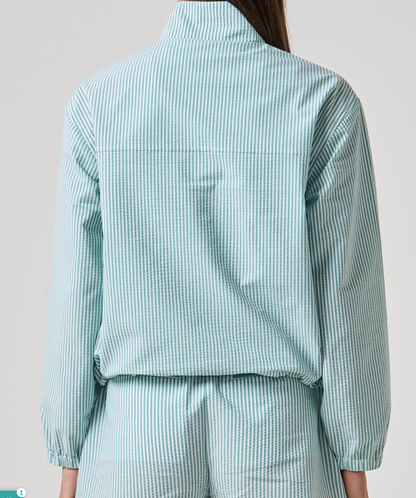 Gabby Pullover - White / Canton Stripe