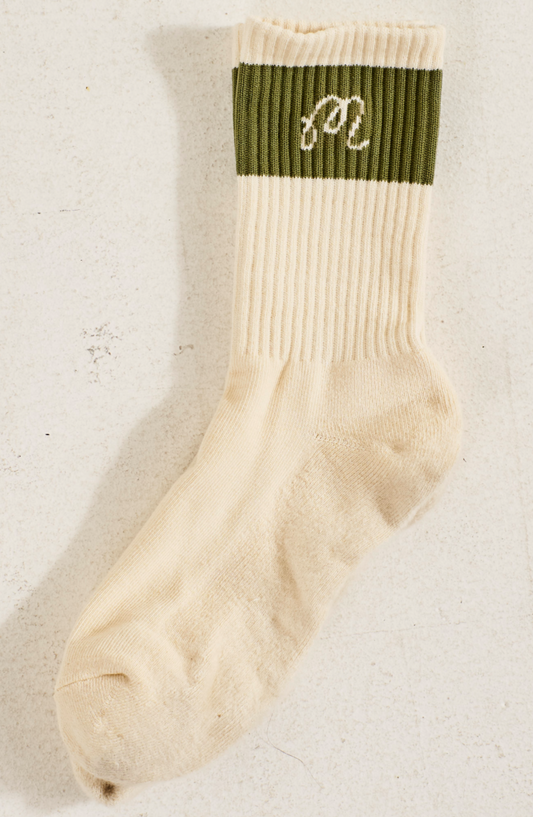 River Sock - Antique White