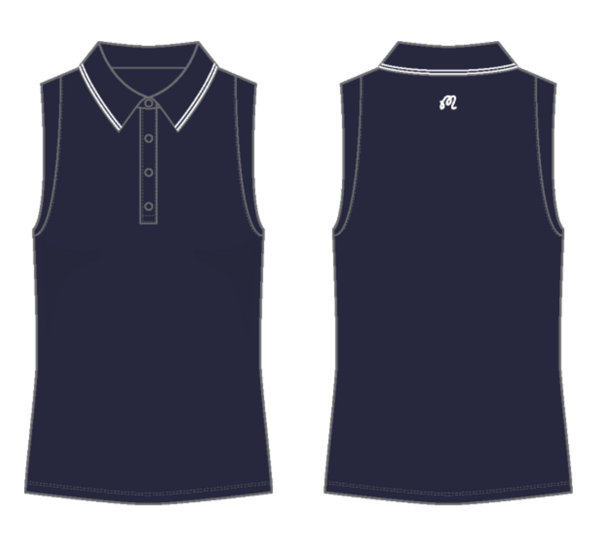 Claudia Polo 2.0 Unbadged - Navy