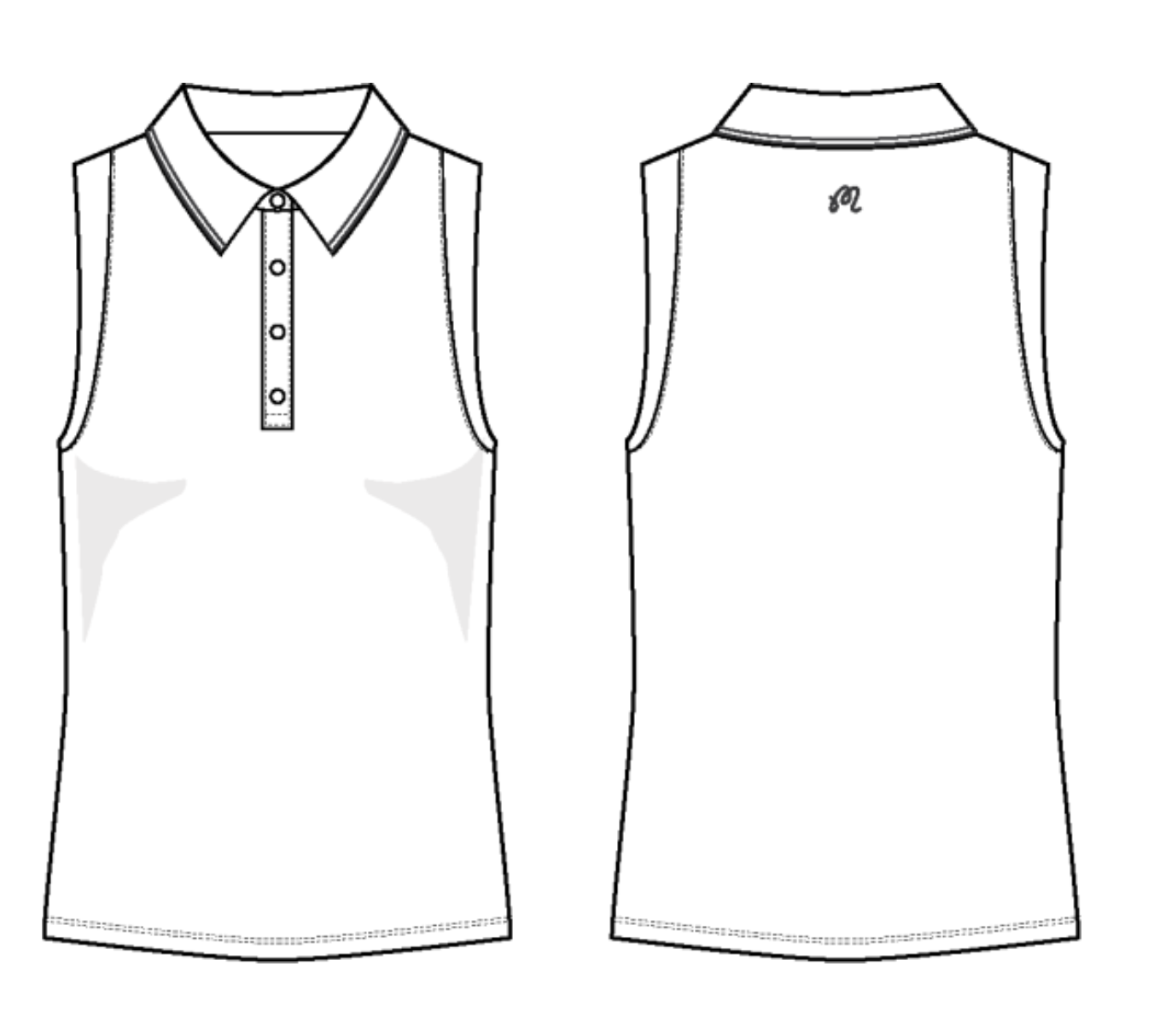 Claudia Polo 2.0 Unbadged - White