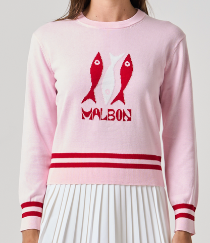 Catherine Marina Sweater - Strawberry Cream
