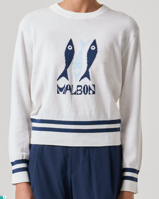 Catherine Marina Sweater - White