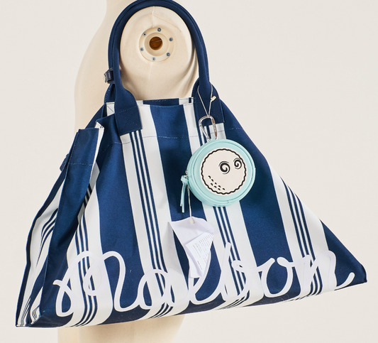 Sutton Sailor Tote Bag - Dark Sea Sailor Stripe