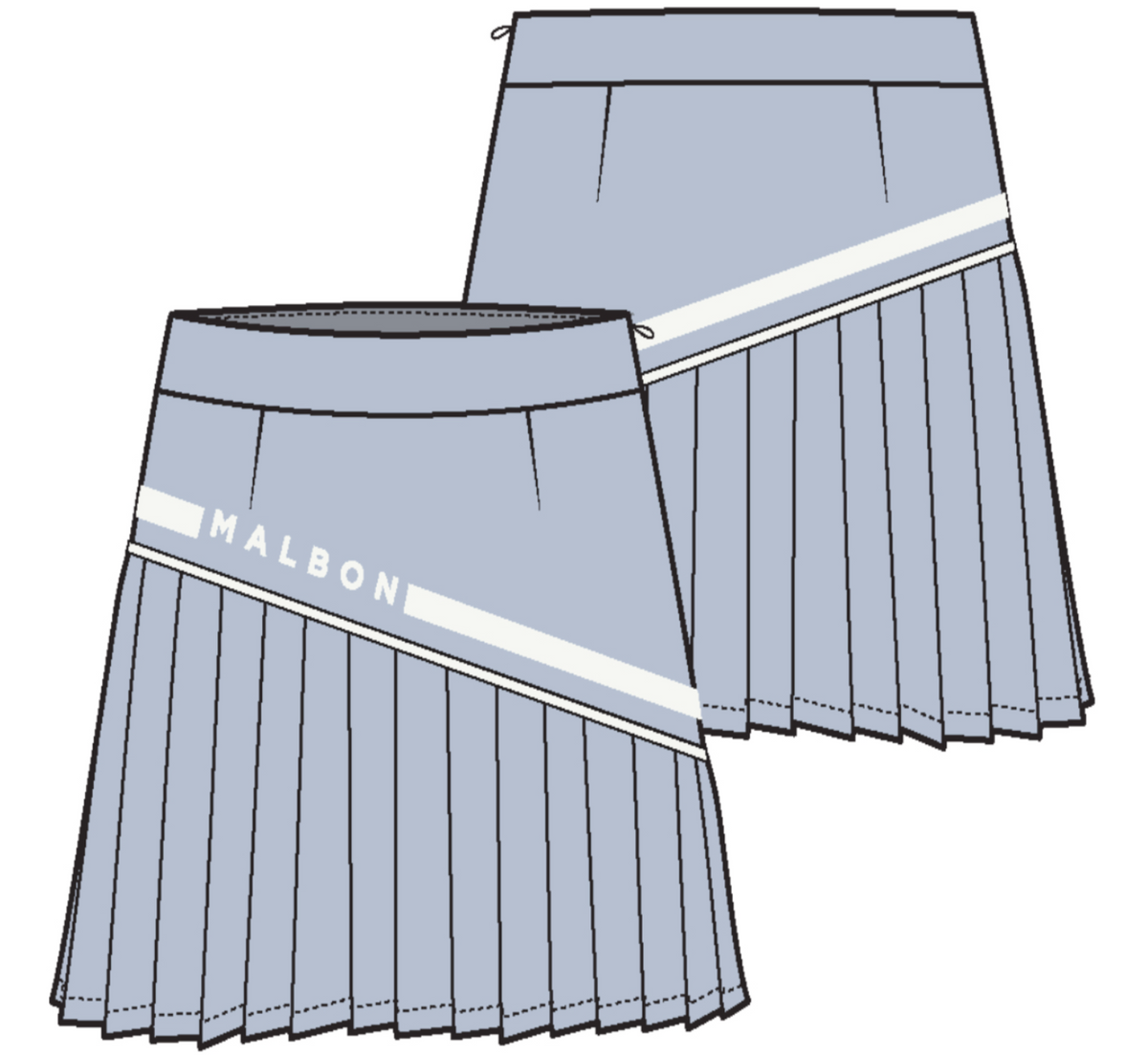 Amelia Skirt - Niagara Mist
