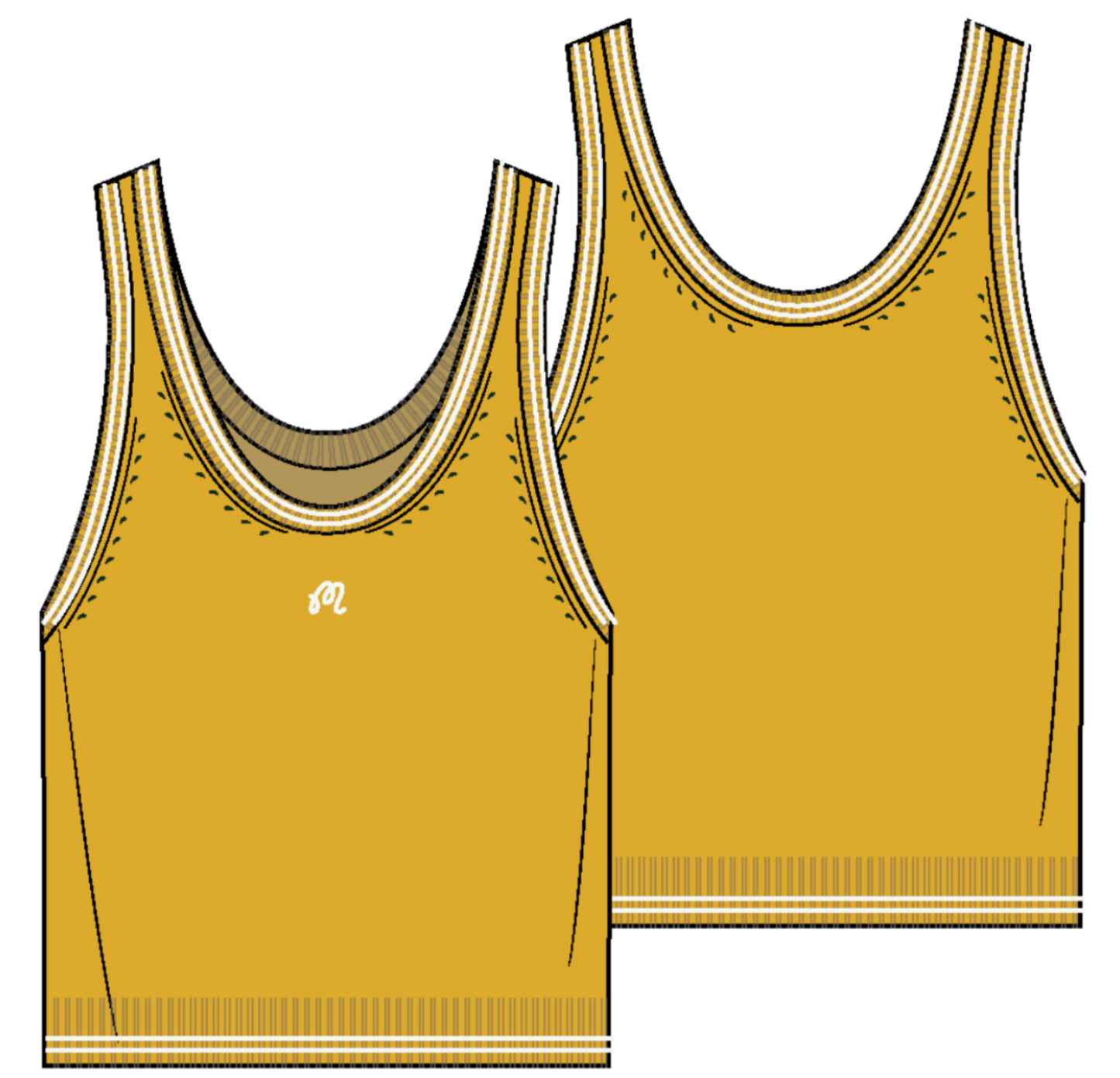 Evangeline Tank - Mango