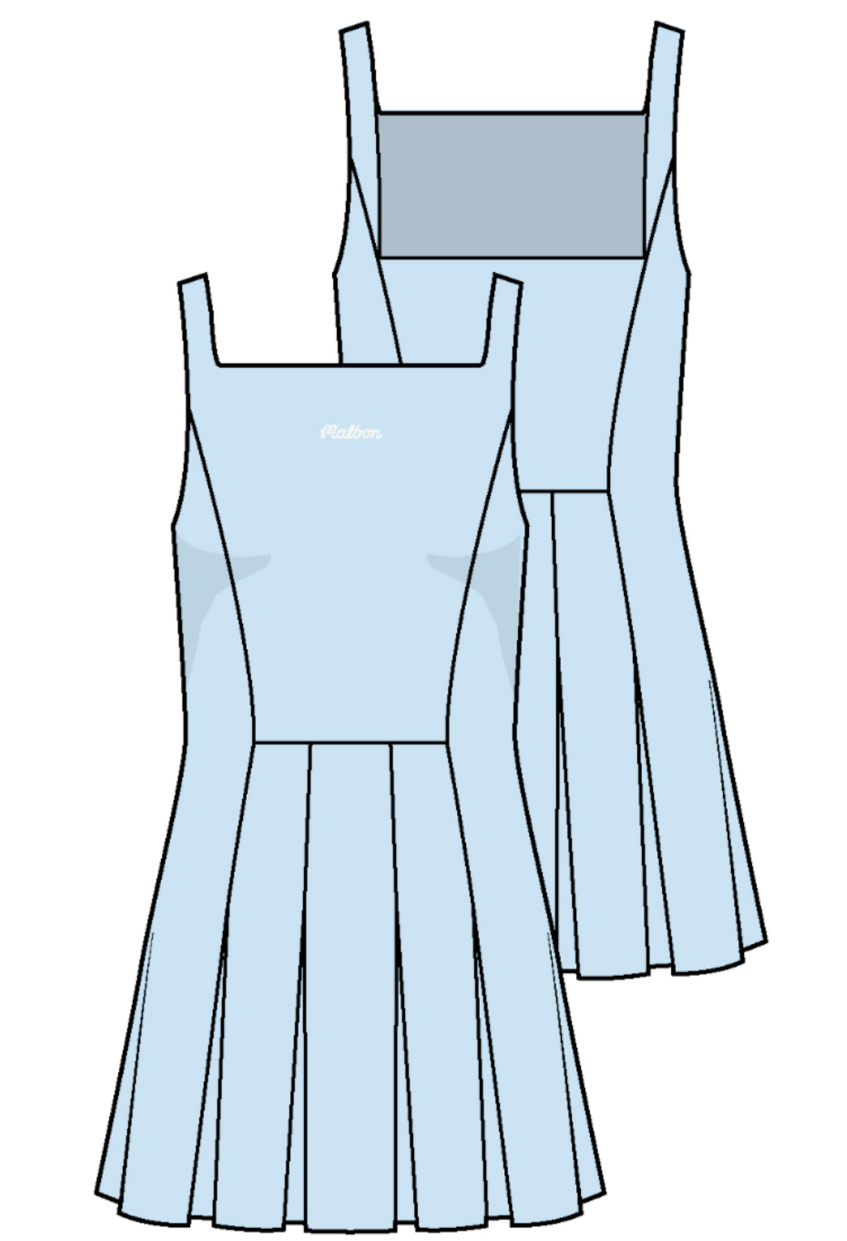 Alice Dress - Delicate Blue