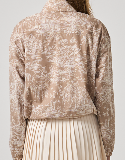 Celeste Toile Windbreaker - Tan Toile