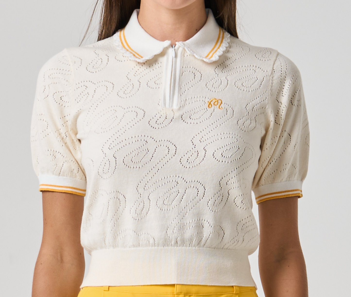 Sabrina Polo - Antique White