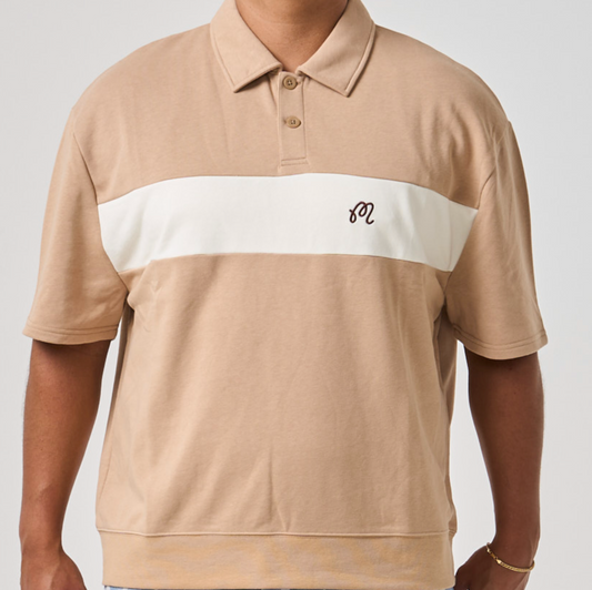 Artigianale Polo - Tan / Cream