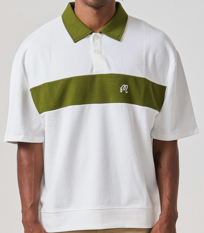 Artigianale Polo - White / Olive
