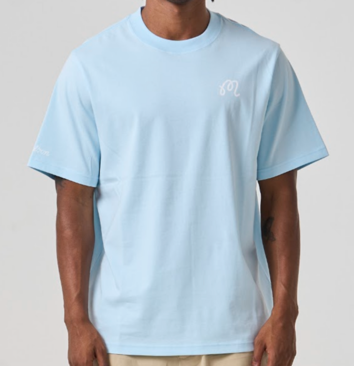 Bermuda Baldwin Buckets Tee - Delicate Blue