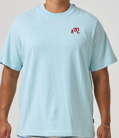 Bermuda Malbon Marina Tee - Starlight Blue