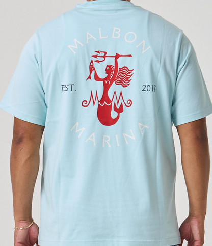 Bermuda Malbon Marina Tee - Starlight Blue
