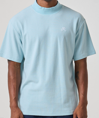 Mare Mockneck Tee - Starlight Blue