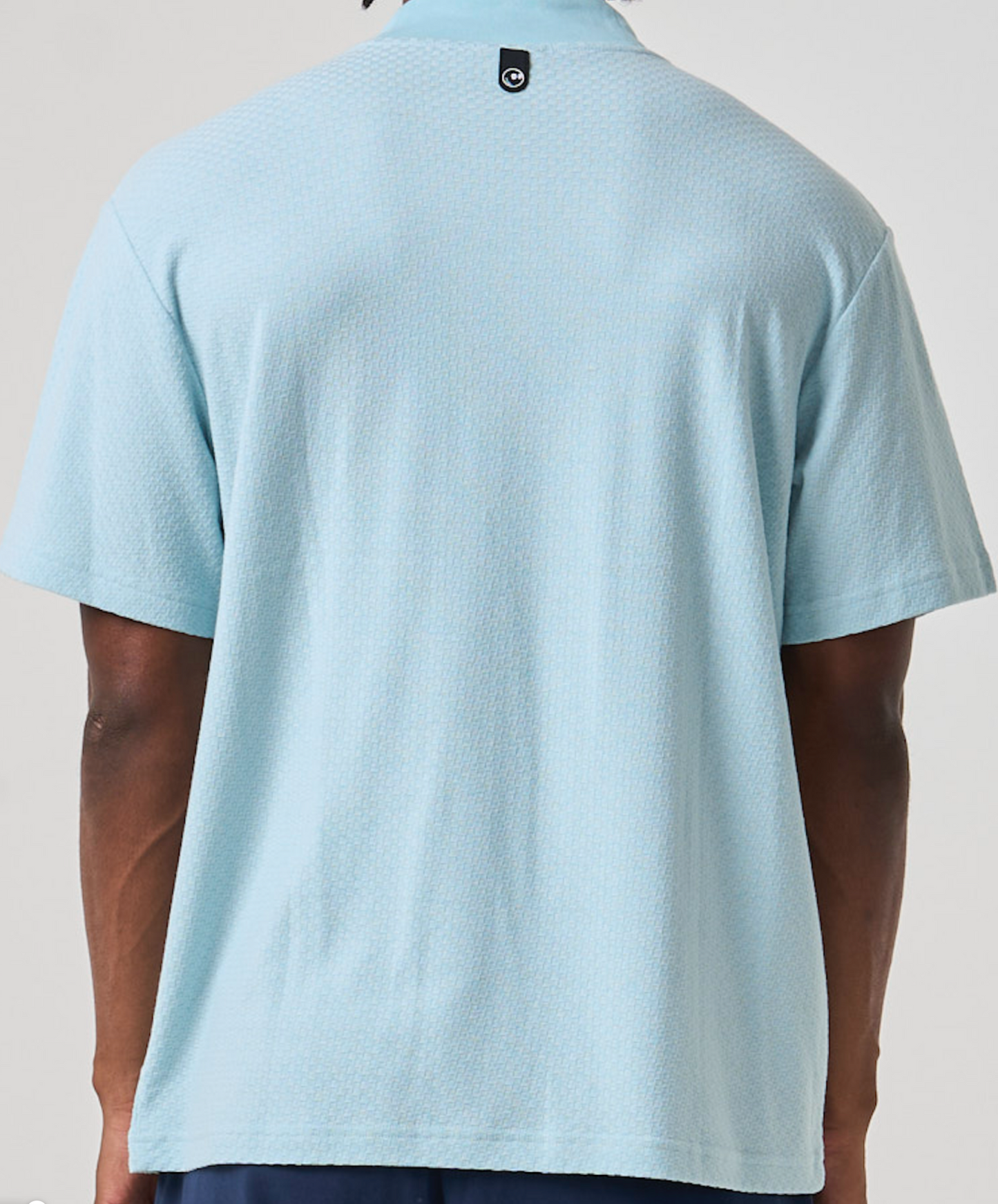 Mare Mockneck Tee - Starlight Blue