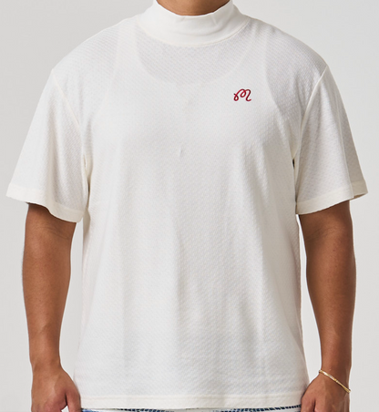 Mare Mockneck Tee - White