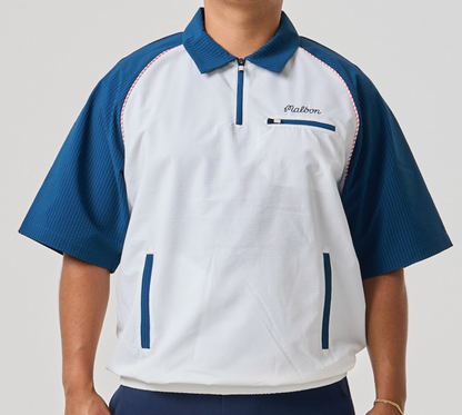 Marina Short Sleeve Windshirt - White