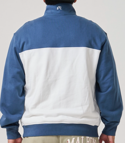 Milton Cove Sweatshirt - Navy / White