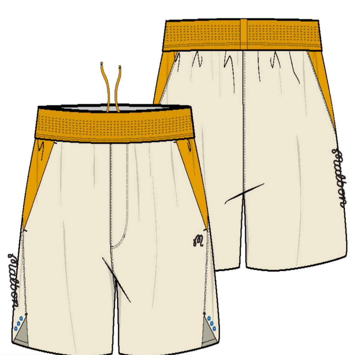 Apex Short 5" - Antique White