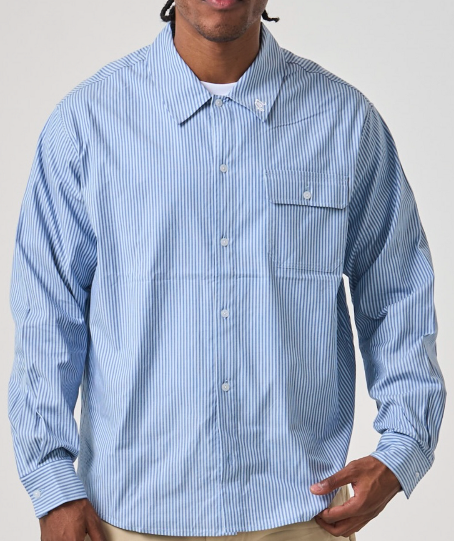 Maison Button Down Shirt - Blue Quartz