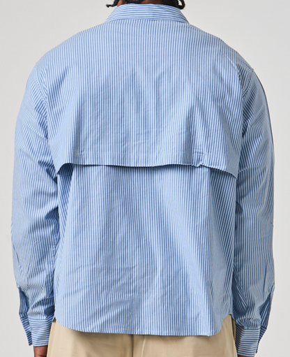Maison Button Down Shirt - Blue Quartz
