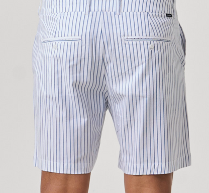 Ripley Short - White Blue Stripe