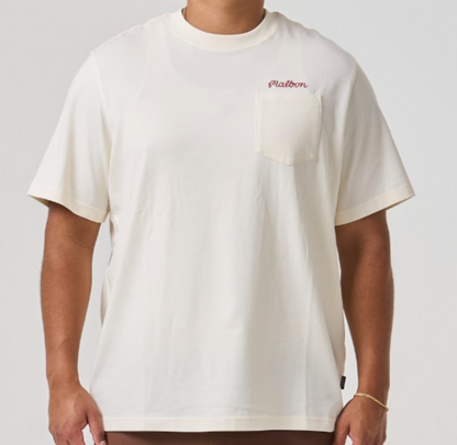 Vista Fleur Tee - Antique White