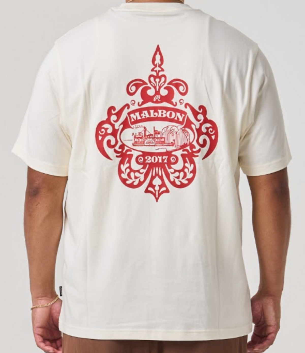 Vista Fleur Tee - Antique White