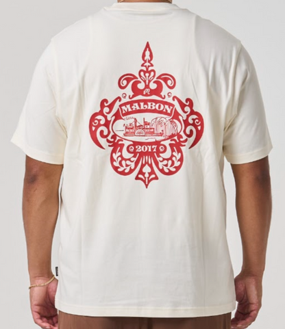 Vista Fleur Tee - Antique White