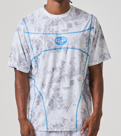 Cycle Club Performance Tee - Digital Granite