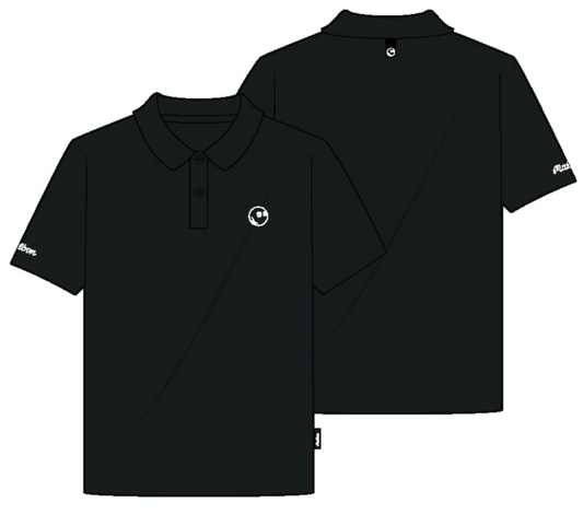 Fairway Jersey Buckets Polo - Black