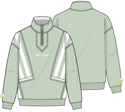 Volley Quarter Zip - Almost Aqua