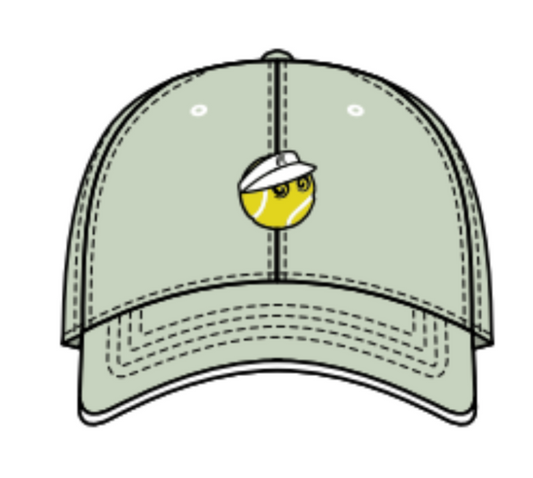 Tennis Buckets Dad Hat - Almost Aqua