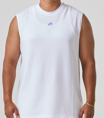 Rally Cut-Off Tee - Bright White