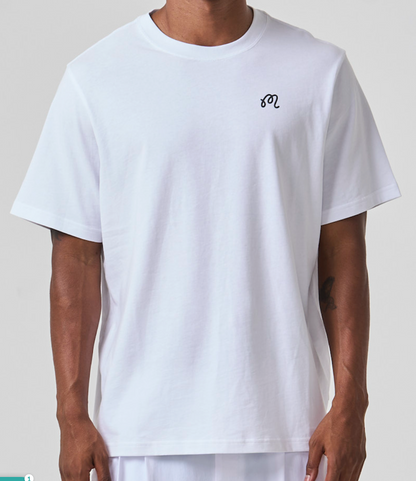 Bermuda Tennis Buckets Tee - Bright White