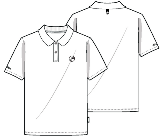 Fairway Jersey Buckets Polo - White