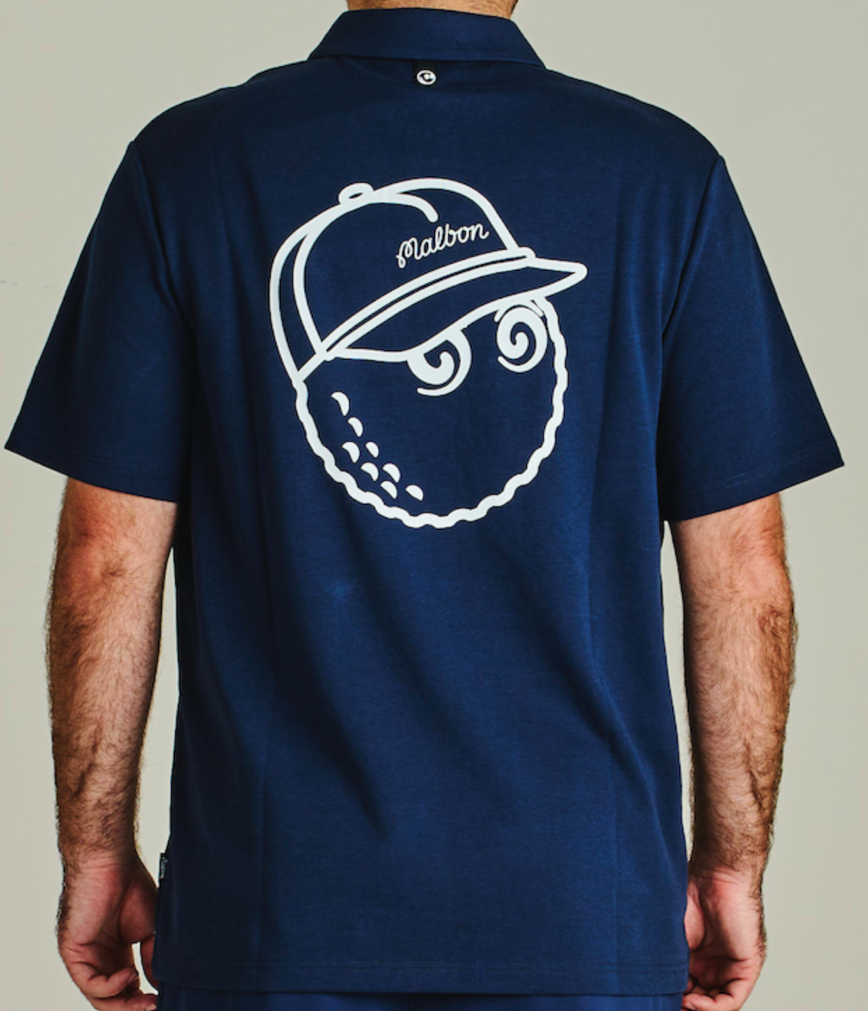 Fairway Jersey Baldwin Polo - Navy