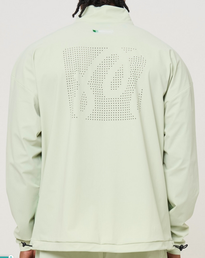 Performance Quarter Zip Shell Pullover - Seafoam