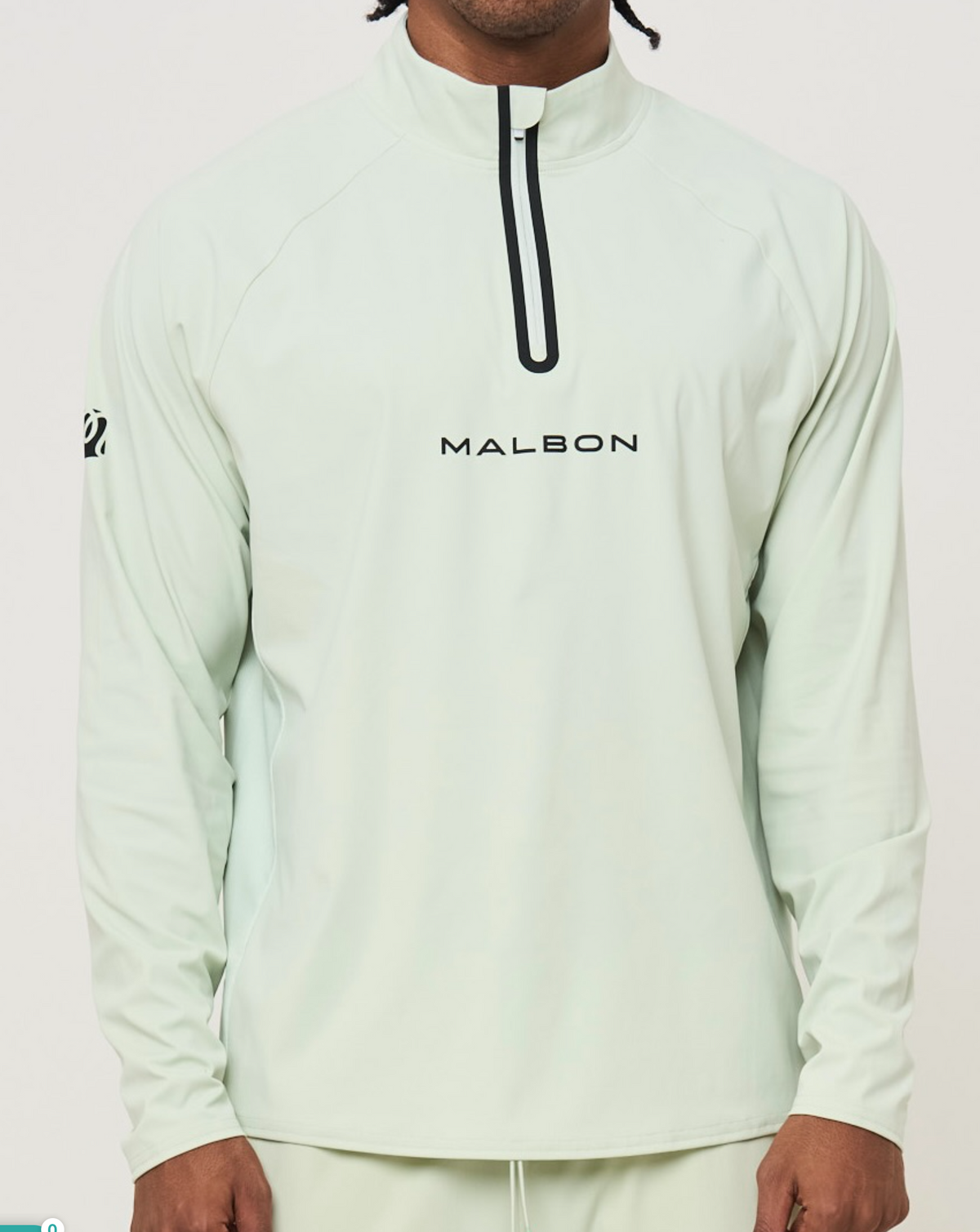 Performance Raglan Quarter Zip - Seafoam