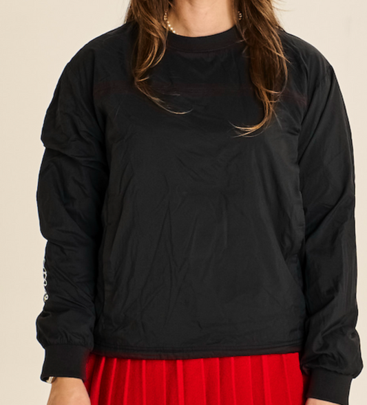Alpine Padded Pullover - Black