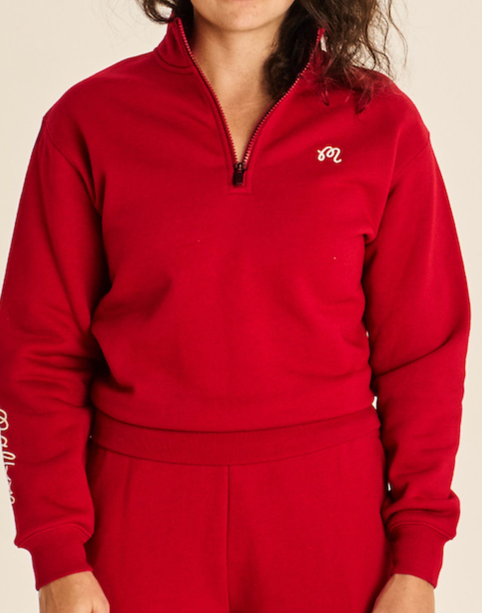 Delilah Sweatshirt - Scarlet