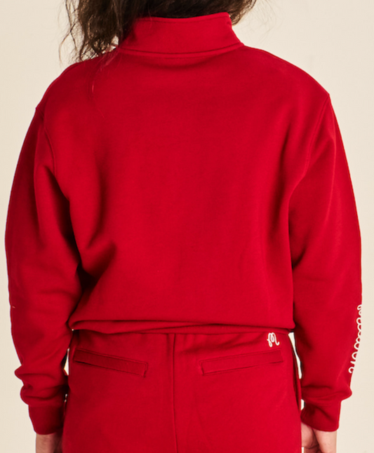 Delilah Sweatshirt - Scarlet