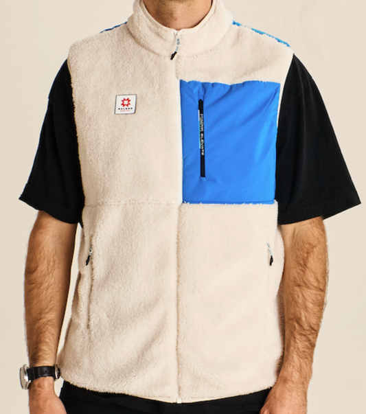 Elevate Vest - Ivory / Scarlet