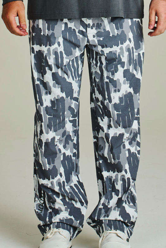 Condor Tour Divot Camo Pant - Snow Divot Camo