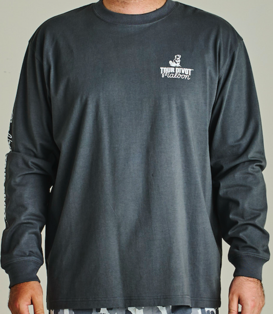 Gorse Tour Divot Camo Tee - Cool Grey