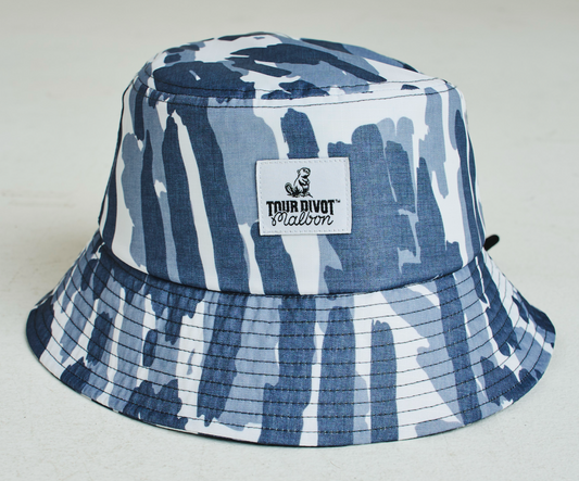 Tour Divot Camo Bucket Hat - Snow Divot Camo