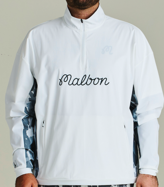 Tour Divot Camo Performance Shell Jacket - Snow Divot Camo